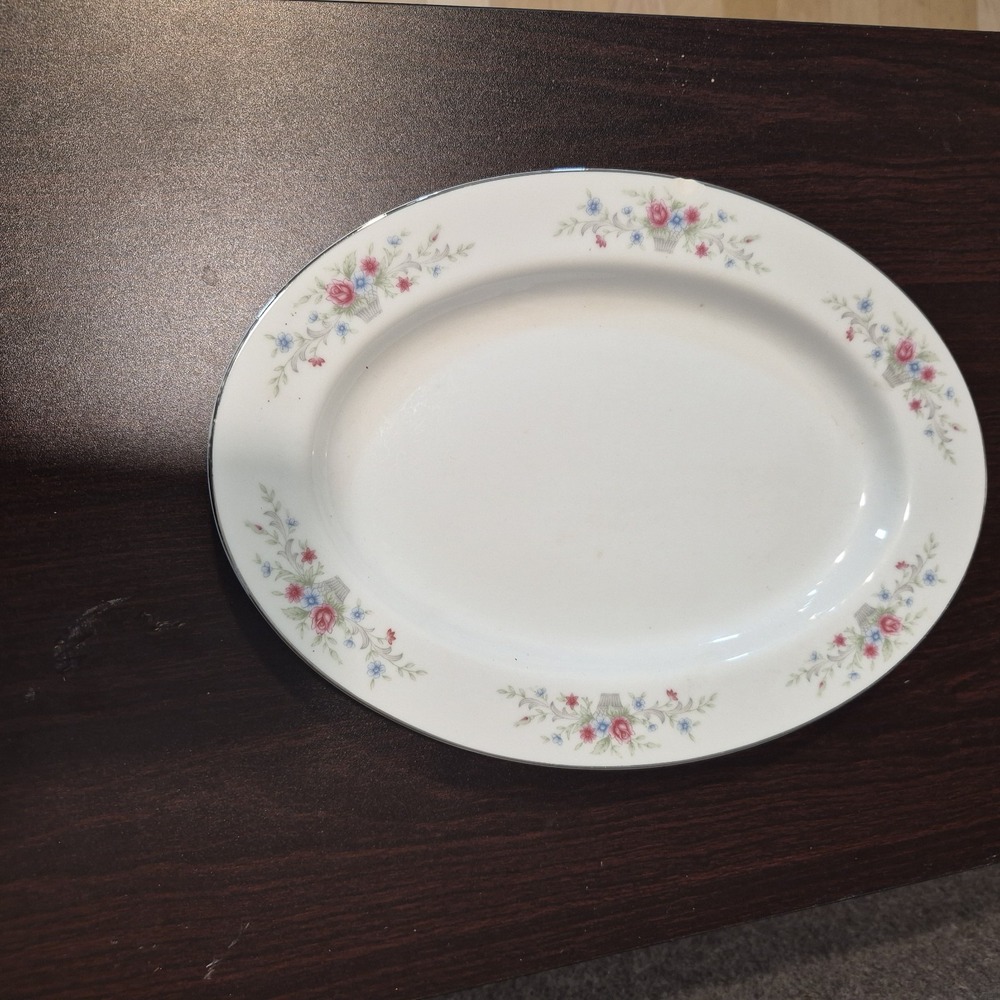Florenteen Fine China Fantasia Platter Made in Japan Mid Century Vintage